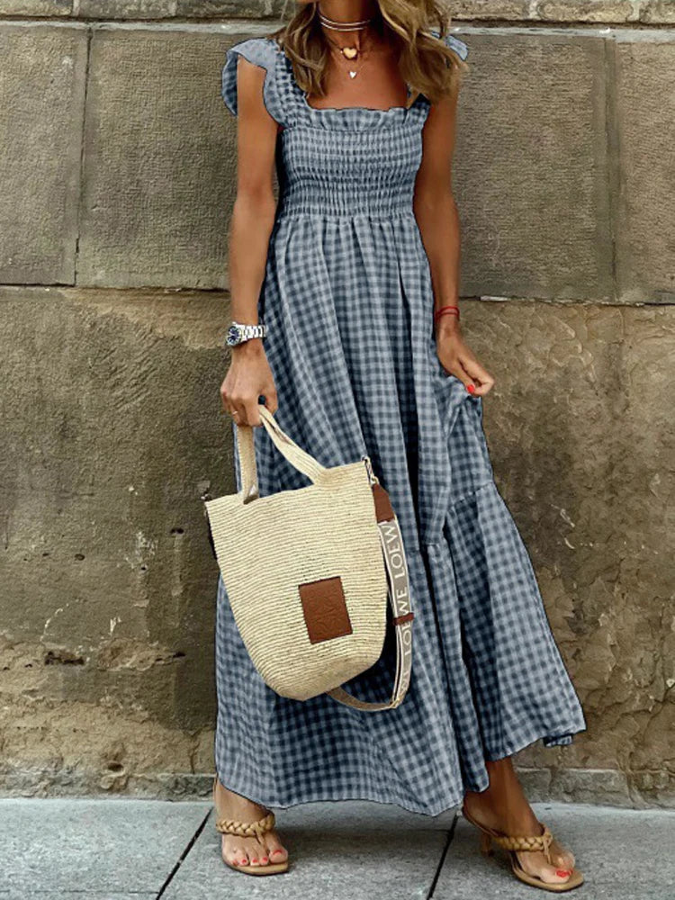 Jayne - Sleeveless Square Neck Maxi Dress