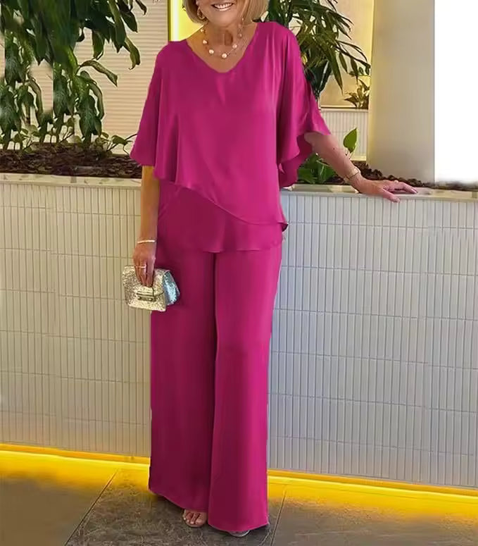 Lurena - Two-Piece Set With Elegant Flair
