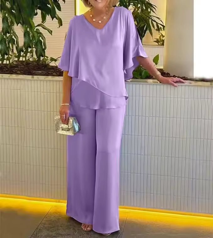 Lurena - Two-Piece Set With Elegant Flair