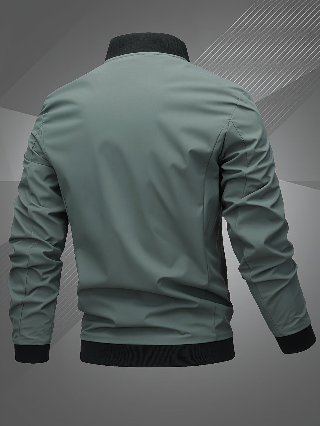 Hammond - Casual Long Sleeve Bomber Jacket