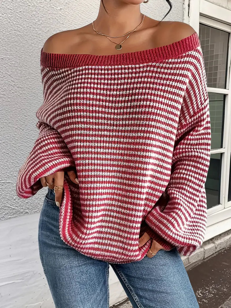Nilufer - Casual Knitted Sweater For Winter