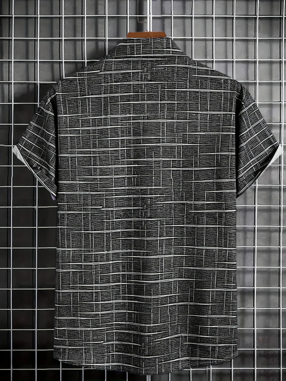 Haroyan - Stylish Plaid Stripe Pattern Shirt