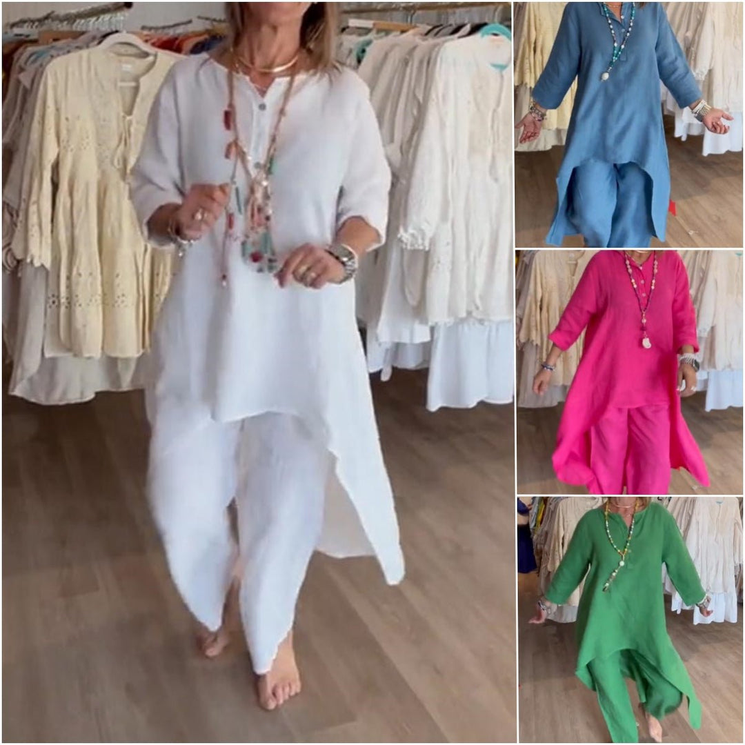 Freida - Casual Linen Dress