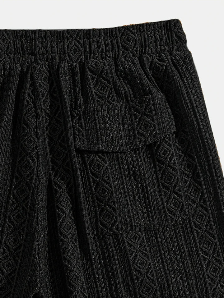 Andrew - Adjustable Drawstring Waist Shorts