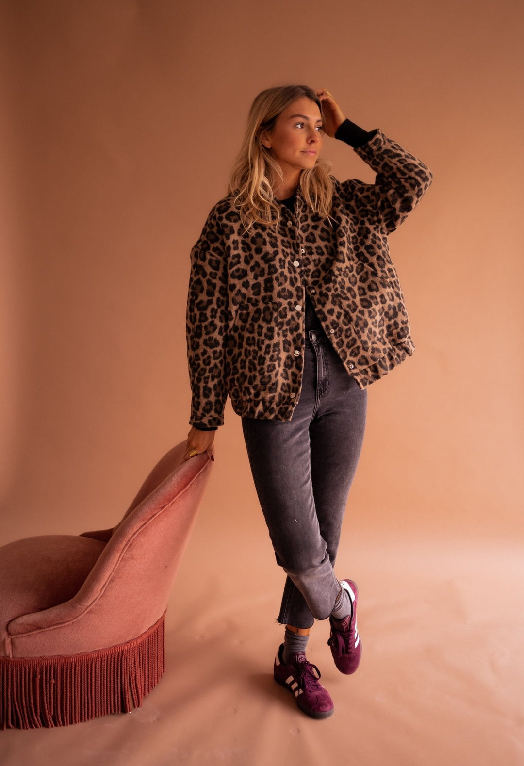 Charlotte | Chic Leopard Jacket