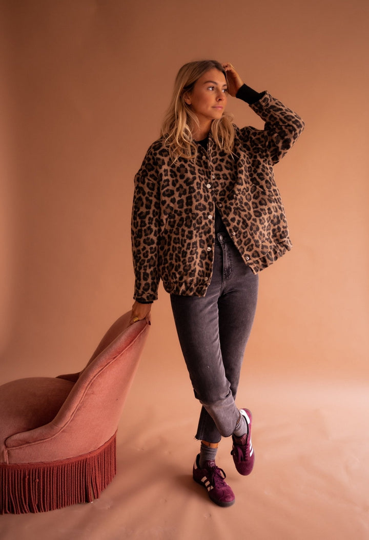 Charlotte | Chic Leopard Jacket