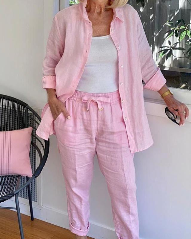 Henna - Long Sleeved Shirt and Pants Set