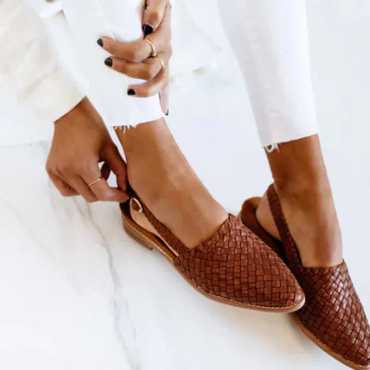 Leia - Handmade Flat Sandals
